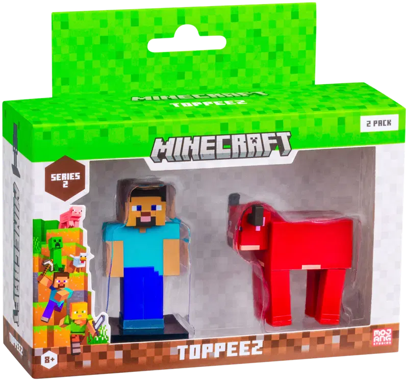 Фигурка Minecraft 3D 6 см 2 шт.