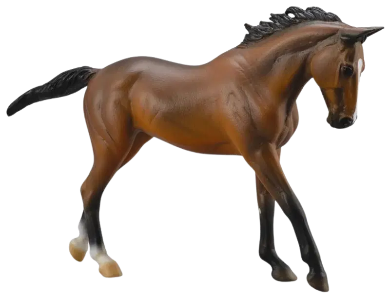 Игрушка CollectA Thoroughbred Mare Bay Deluxe в масштабе 1:12