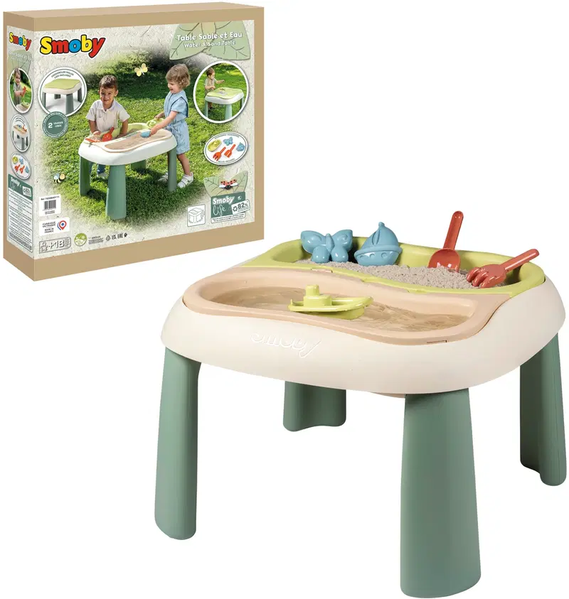 Smoby Life Игровой стол с песком и водой