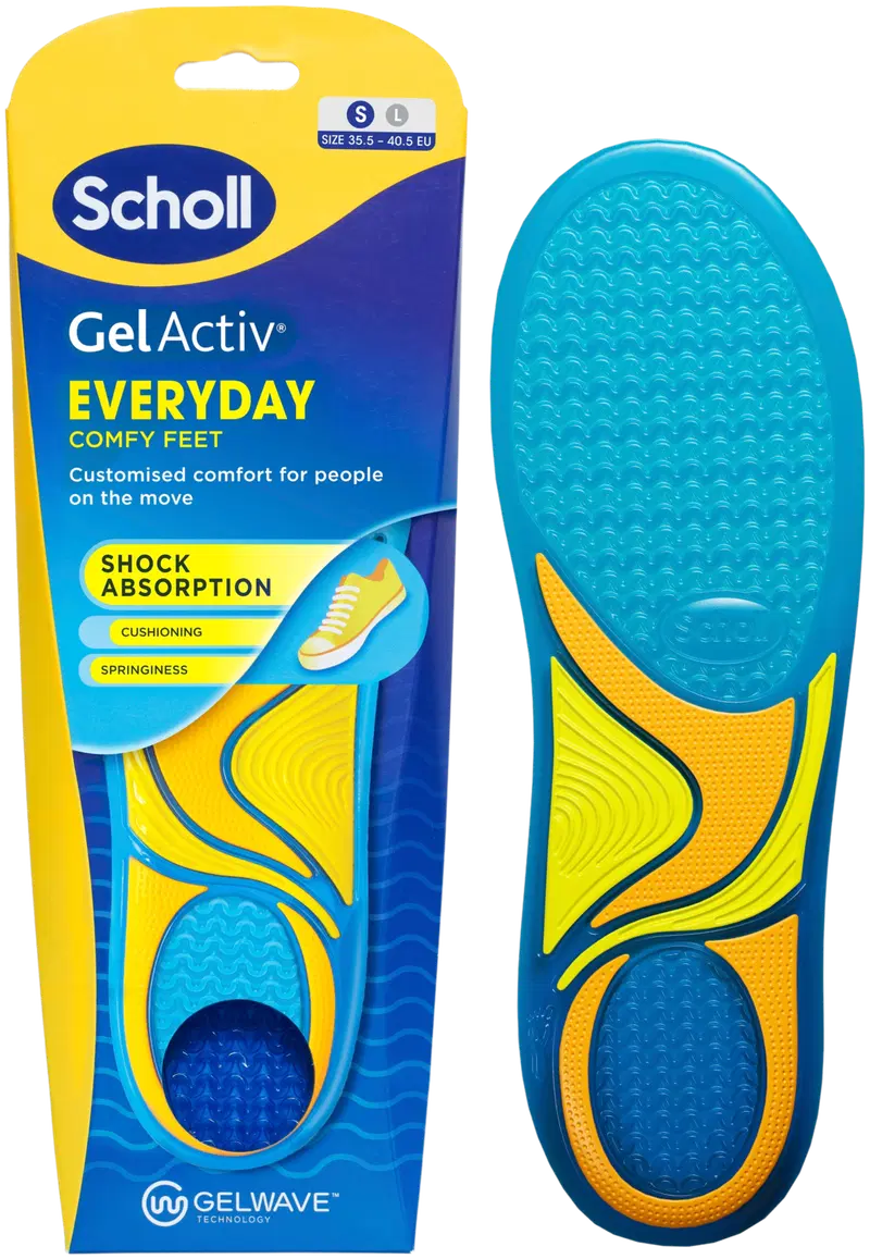 Стелька Scholl GelActiv на каждый день, маленькая