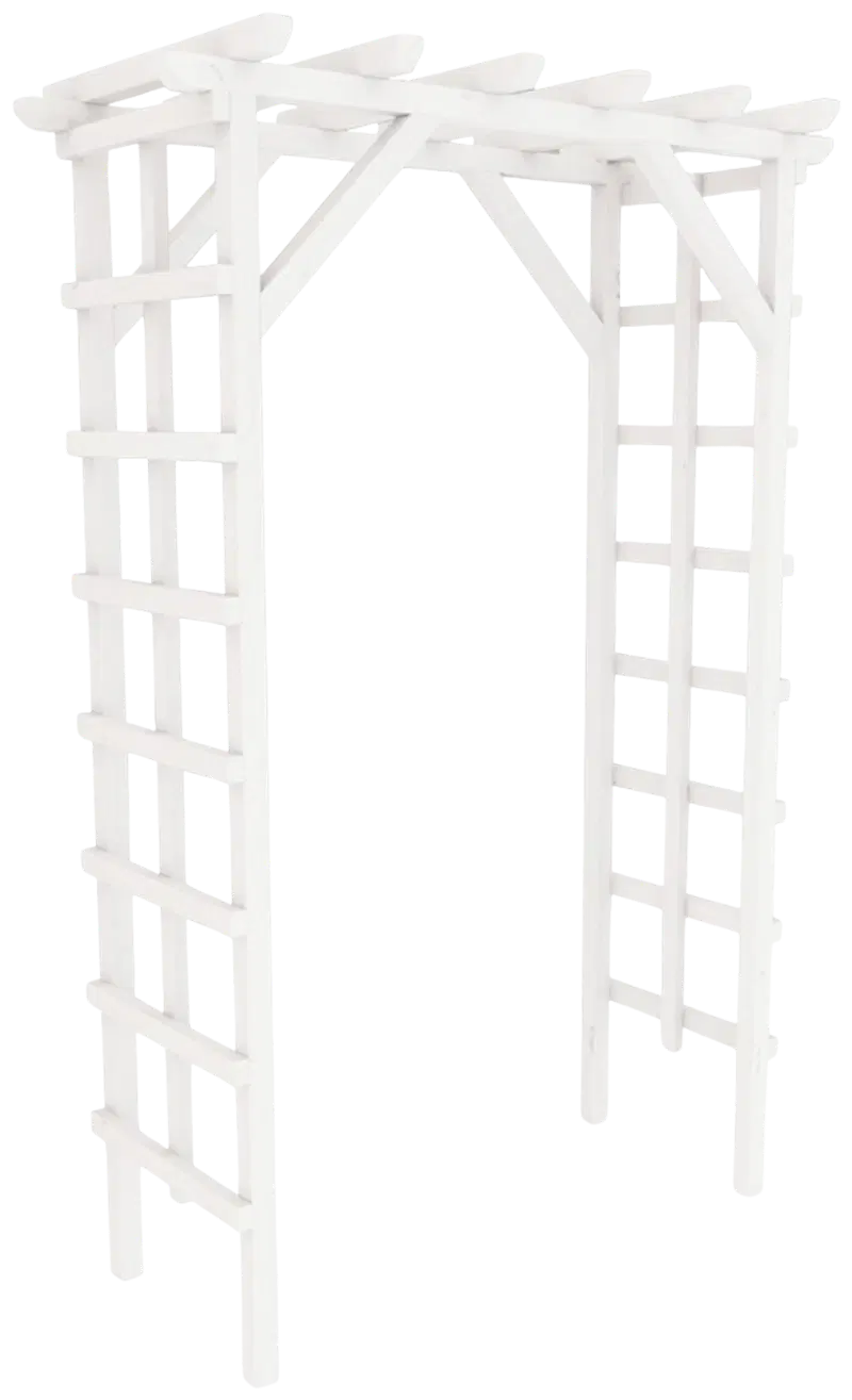 Садовые ворота, белые, 210x140x69см. (цвет БЕЛЫЙ)