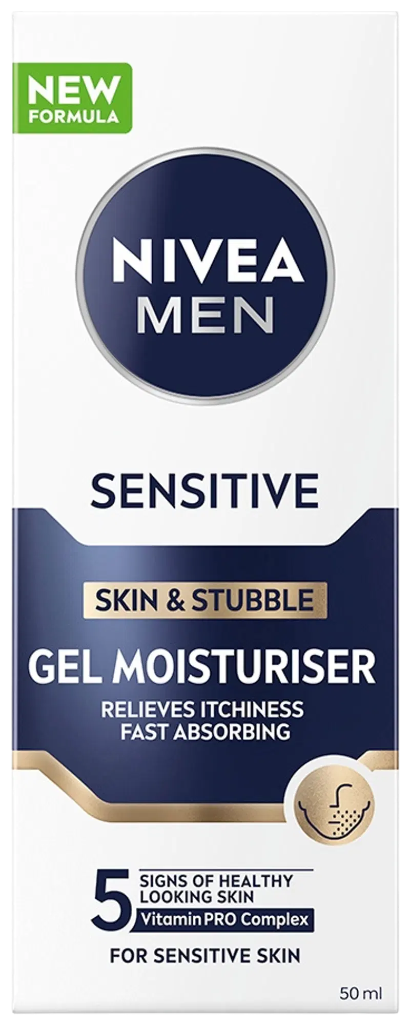 NIVEA MEN Увлажняющий гель для чувствительной кожи и щетины 50 мл