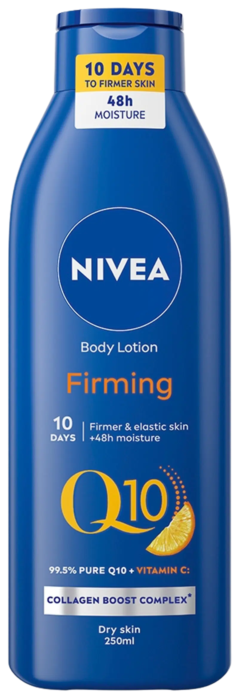 NIVEA 250 мл Q10 + Укрепляющее молочко для тела с витамином С