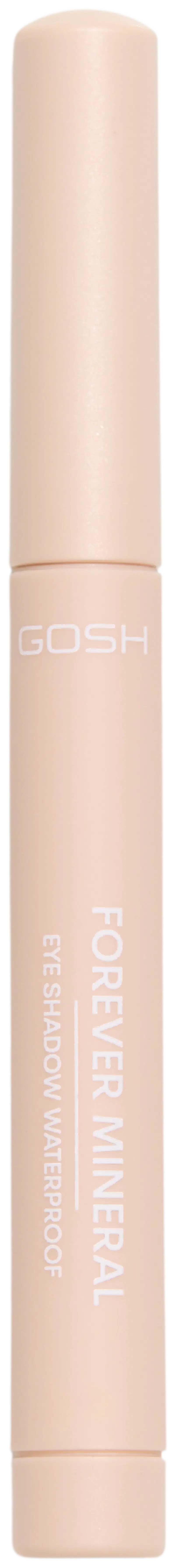 Кремовые тени для век Gosh Forever Mineral Eyeshadow 007 Silver Rose (размер 2 г, цвет Матовый бежевый)