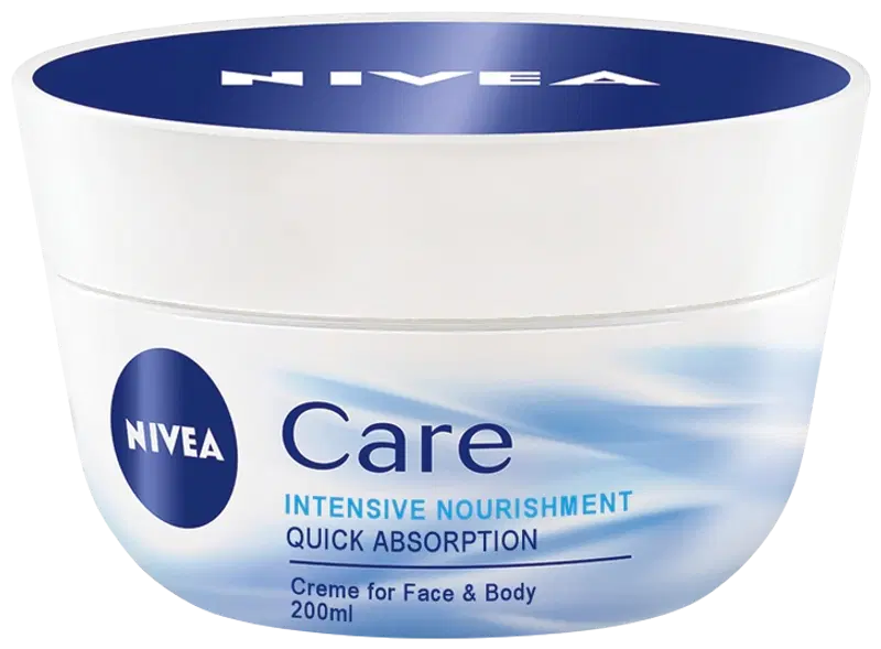 NIVEA 200 мл Увлажняющий питательный крем Care Nourishing Cream