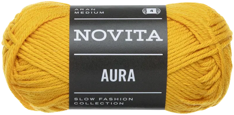 Novita хлопковая нить Аура 50 г пробуждение (цвет проснуться)