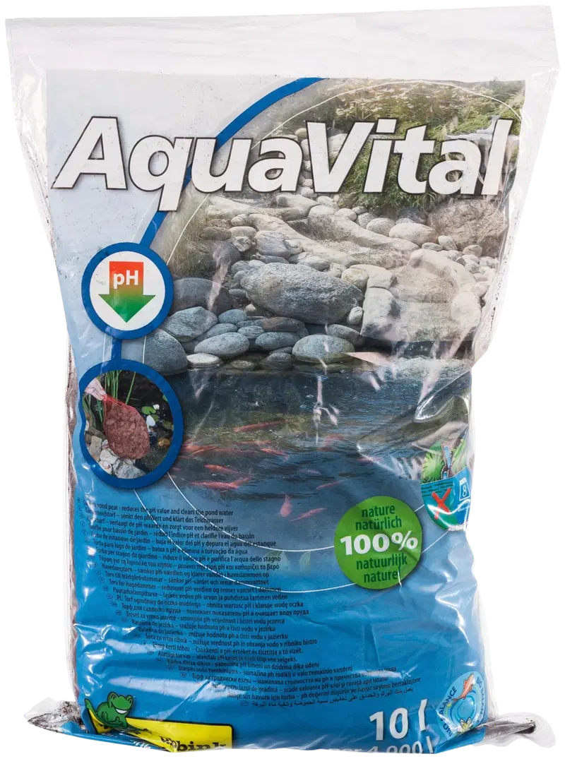 Торф прудовой 10 л AquaVital