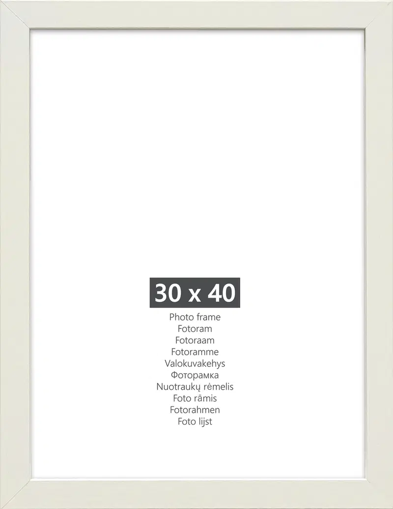 Рамка Art Link Нина 30 х 40 см белая (цвет белый)