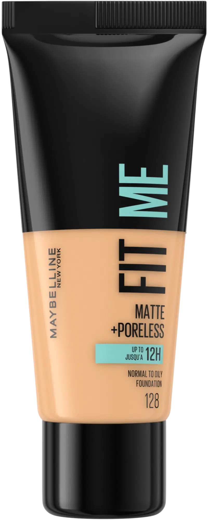 Maybelline New York Fit Me Matte+Poreless тональный крем 128 Warm Nude 30 мл (цвет Теплый нюдовый)