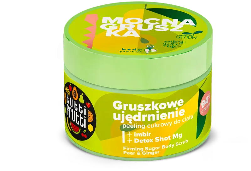 Tutti Frutti укрепляющий сахарный скраб для тела груша и имбирь 300 г