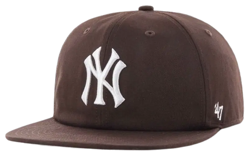 47. Кепка Brand NY Yankees MLB Linscott Captain (цвет коричневый)
