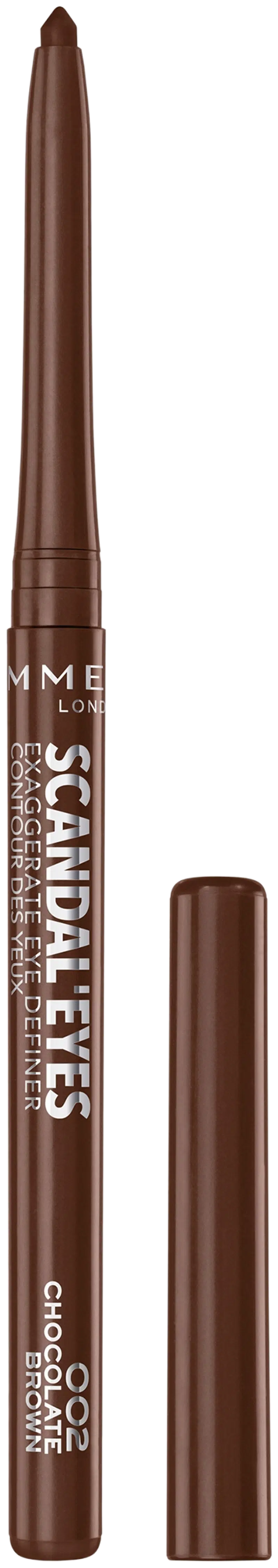 Rimmel Scandal'eyes Eye Definer 0,35 г, 002 Шоколадно-коричневый (цвет Шоколадно-коричневый)