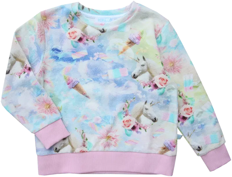 Детская рубашка POP&Co Fea Unicorn (размер 92, цвет Единорог)