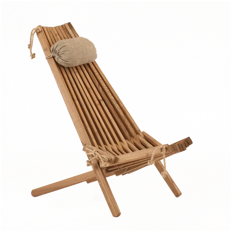 EcoFurn® Eco стул + подушка, пепельно-коричневый, промасленный (цвет коричневый смазанный маслом)