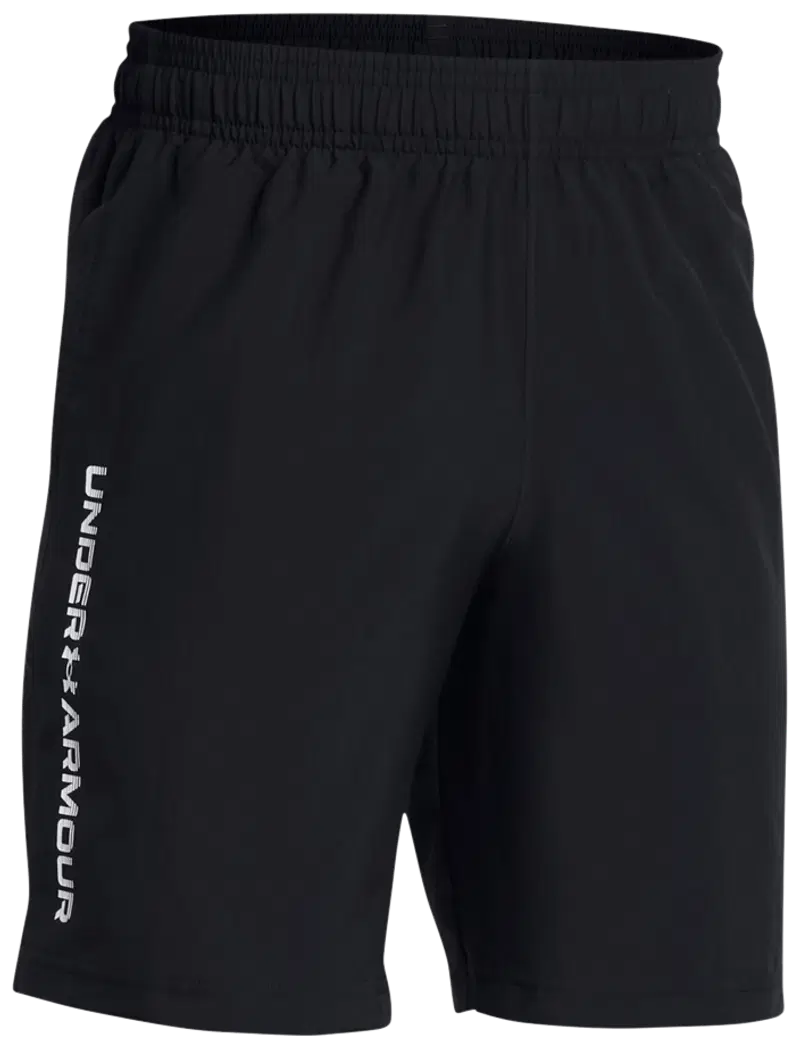 Тренировочные шорты для мальчиков Under Armour 1383341 (размер ГИГ, цвет ЧЕРНЫЙ)