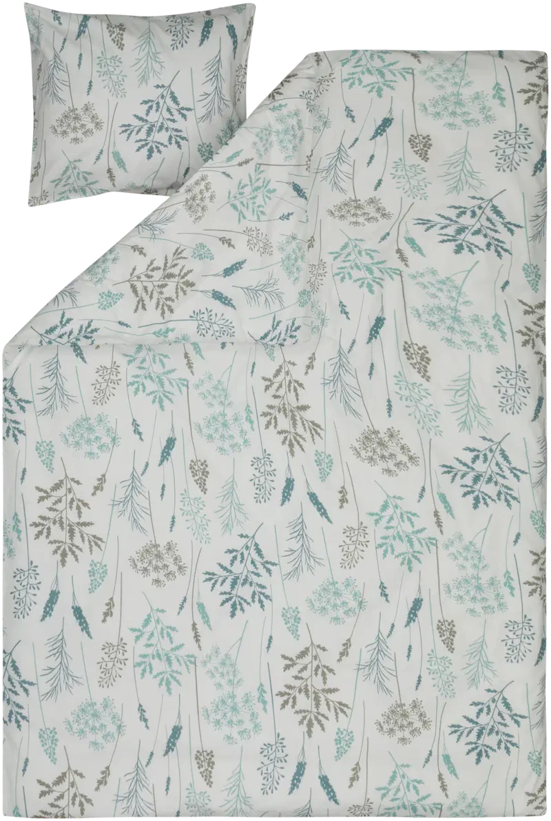Xtra комплект пододеяльников Flowerfield 150x210 см, синий (цвет белый/синий)
