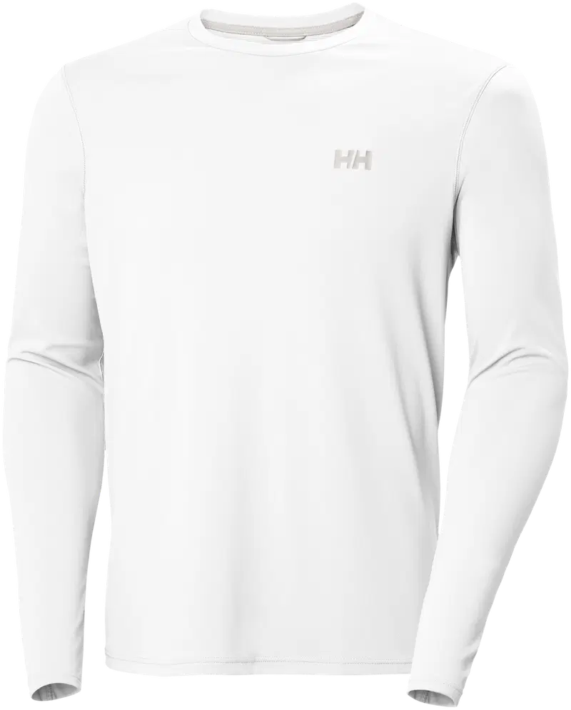 Мужская солнцезащитная рубашка Helly Hansen с длинным рукавом HH Lifa Active Solen LS 48352 (размер С, цвет БЕЛЫЙ)