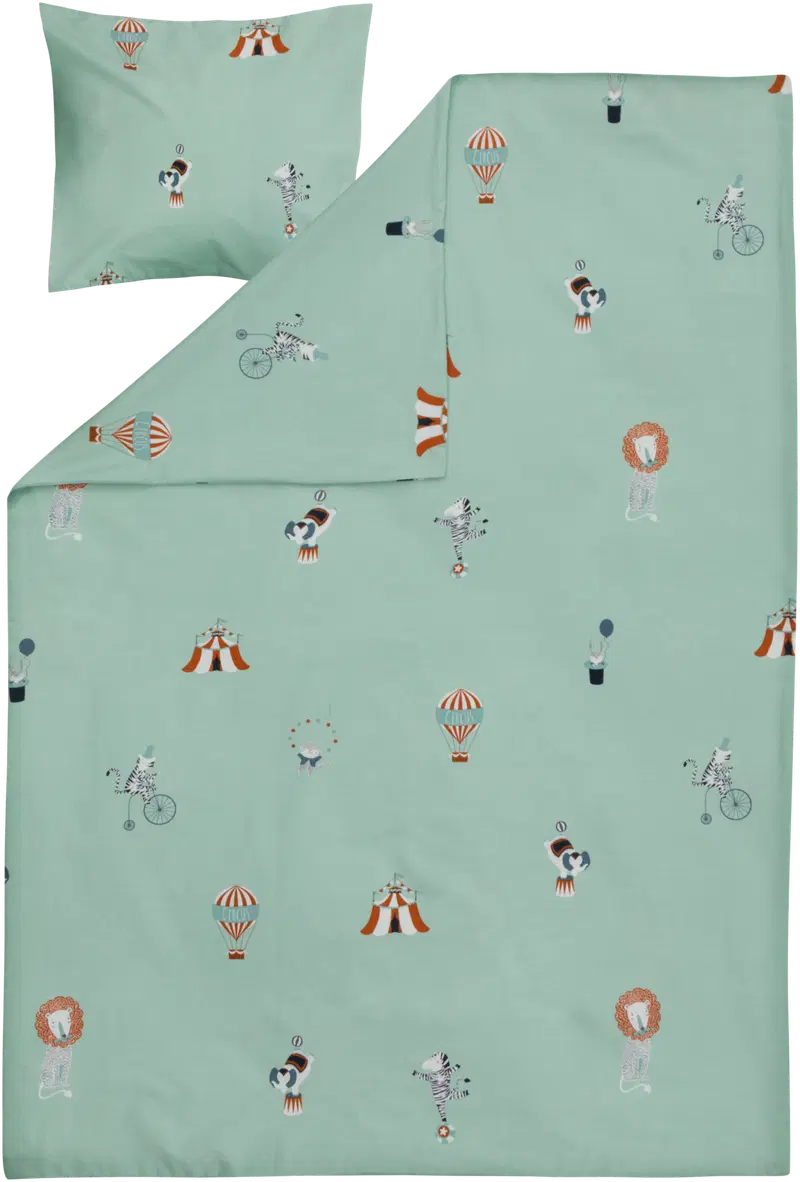 Детский комплект пододеяльников Ciraf Circus 85x125 см, зеленый (цвет зеленый)