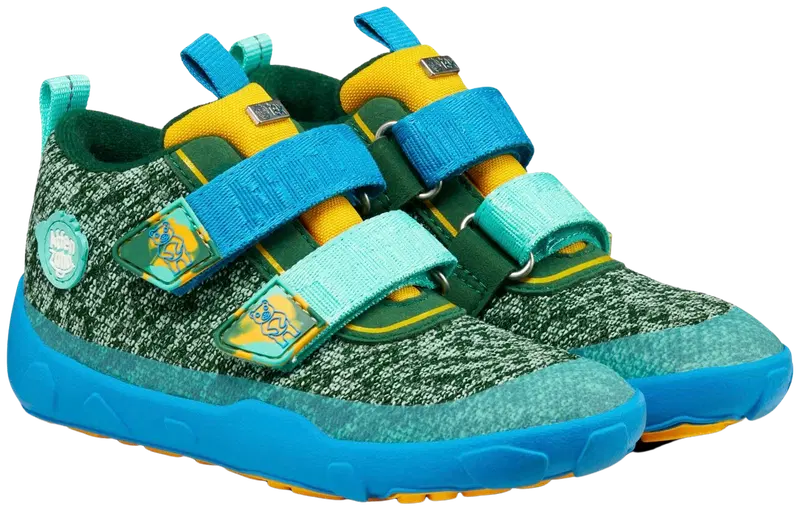 Детские босоножки Affenzahn Low Boot Knit Happy (размер 21, цвет Креативный Медведь)