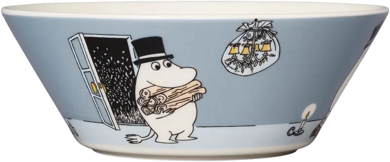 Moomin Arabia Муми-миска Moomin Pappa 15см серая (цвет серый)
