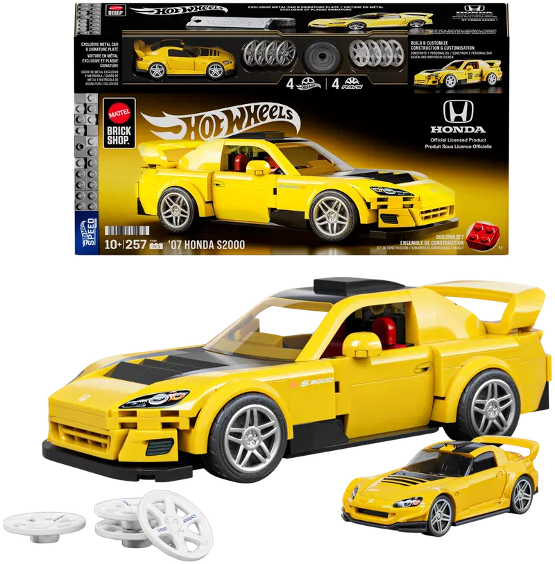 Mattel Brick Shop Hot Wheels Speed ​​Series '07 Honda s2000