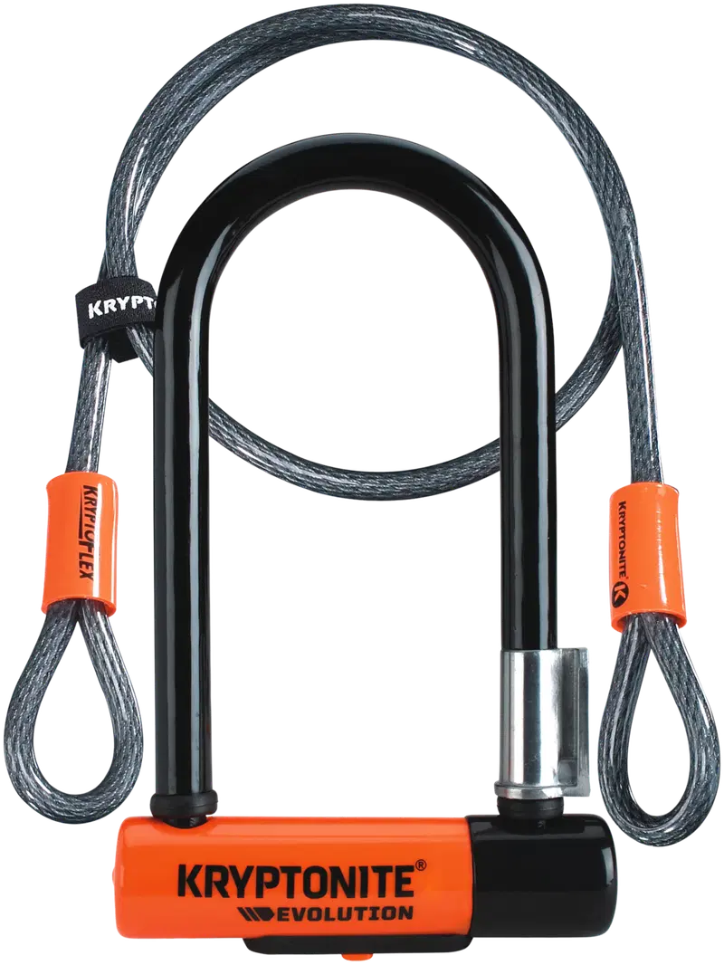 Криптонит U-Lock EVO Mini7 и кабель 120см