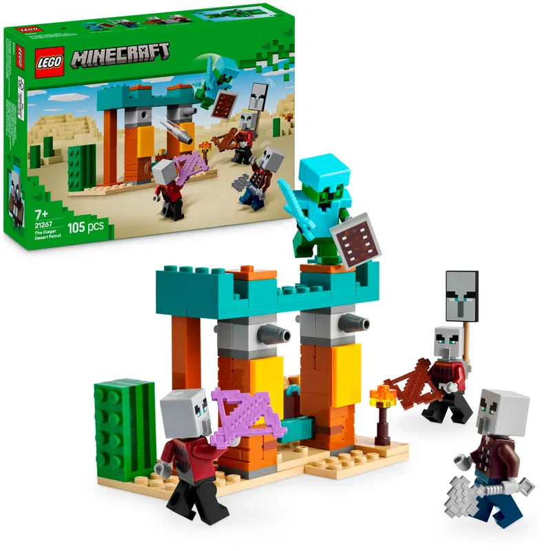 LEGO® Minecraft 21267 Крутой патруль пустыни