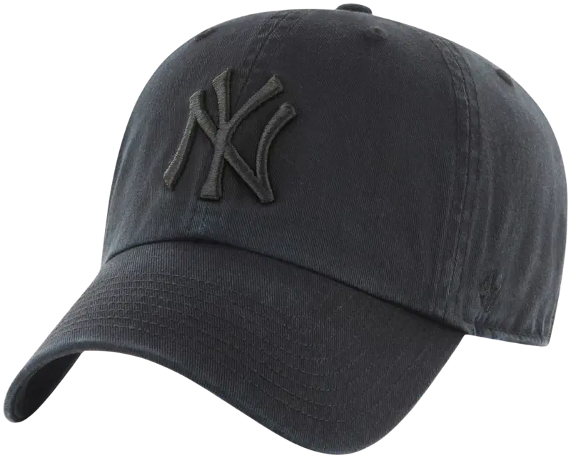 47. Очистка кепки Brand Core NY Yankees MLB (цвет черный тональный)