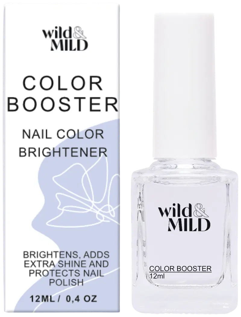 Wild&Mild Color Booster - Осветлитель цвета ногтей Top Coat N002 12 мл