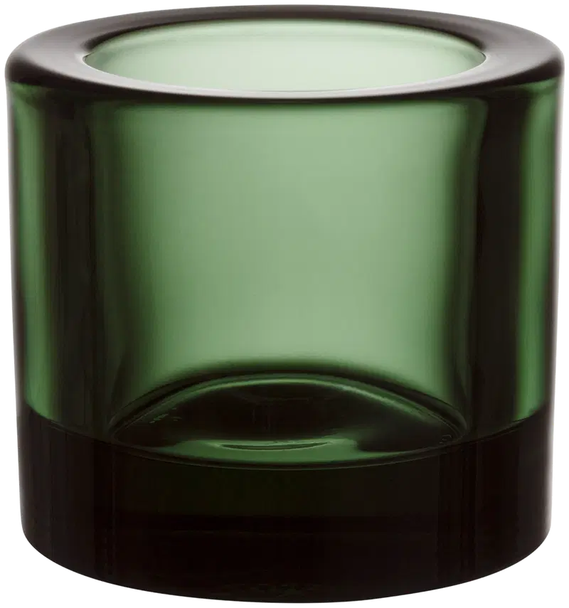 Свеча Iittala Kivi фонарь хвойно-зеленая 60мм (цвет Хвойно-зеленый)