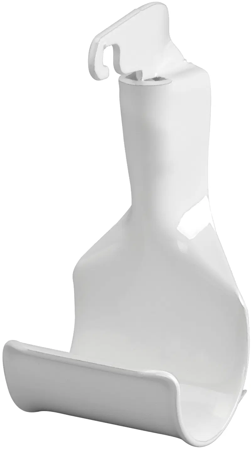 Держатель платяной штанги Elfa Classic 470910 35х43х77мм белый (цвет Белый)