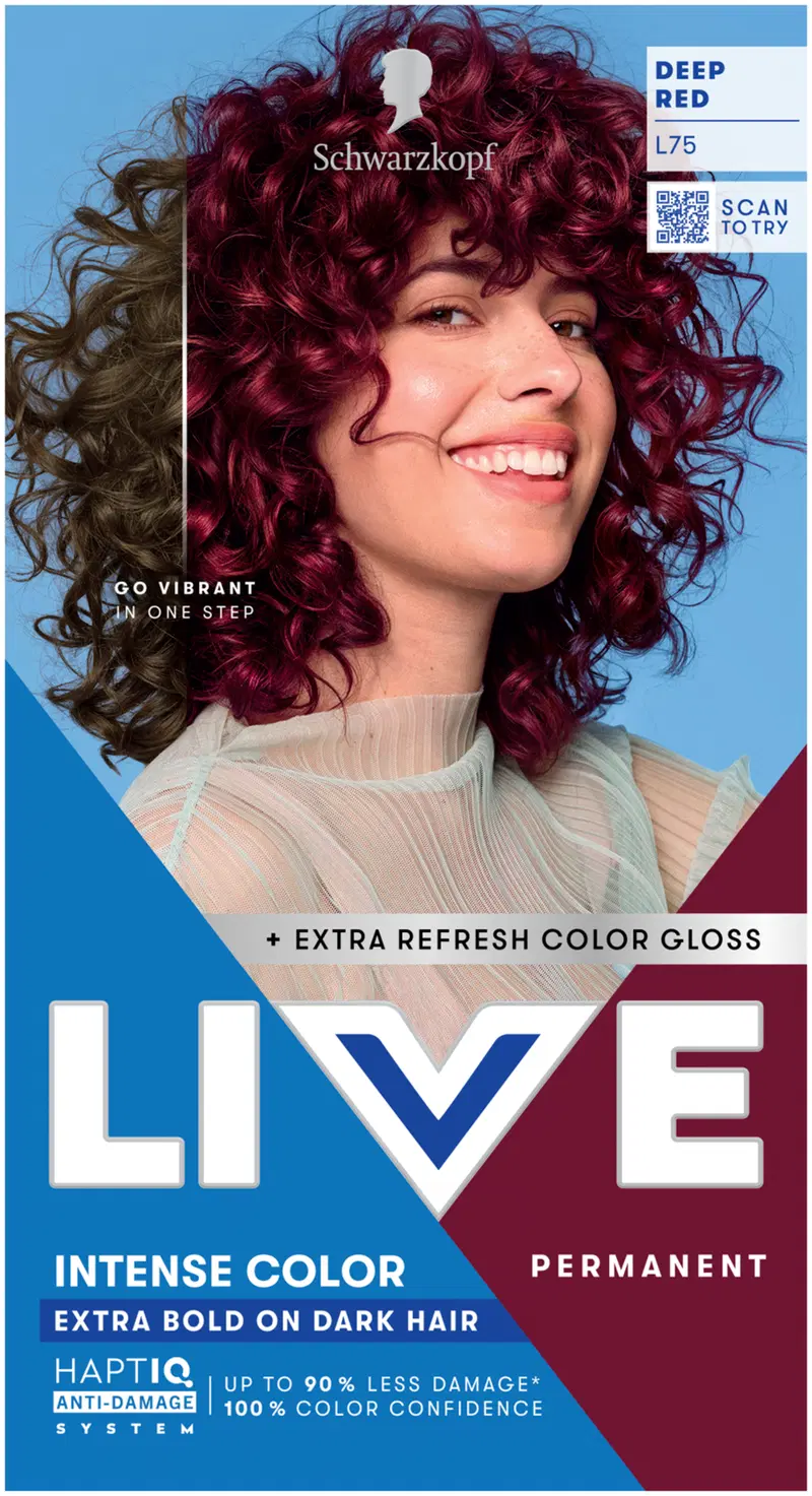 Schwarzkopf LIVE L75 Темно-красный