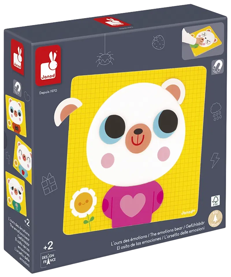Janod Эмоциональная игрушка для плюшевого мишки