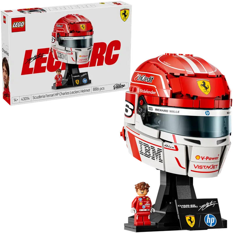 LEGO® Editions Formula 1 43014 Шлем Scuderia Ferrari HP — Чарльз Леклерк