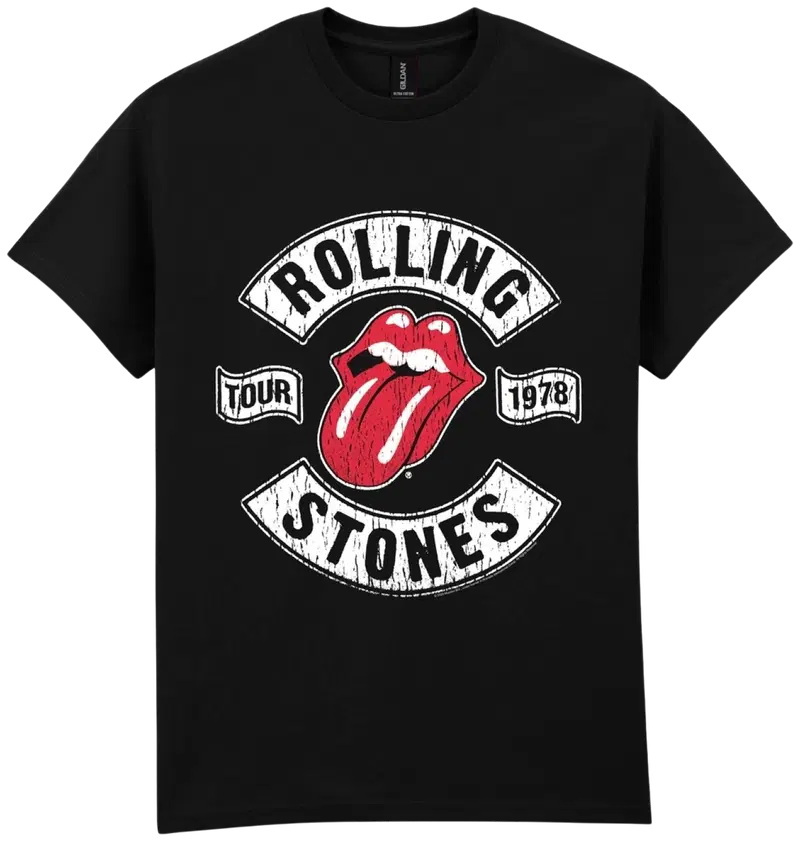 Мужская футболка Rolling Stones TRS250 (размер С, цвет ЧЕРНЫЙ)