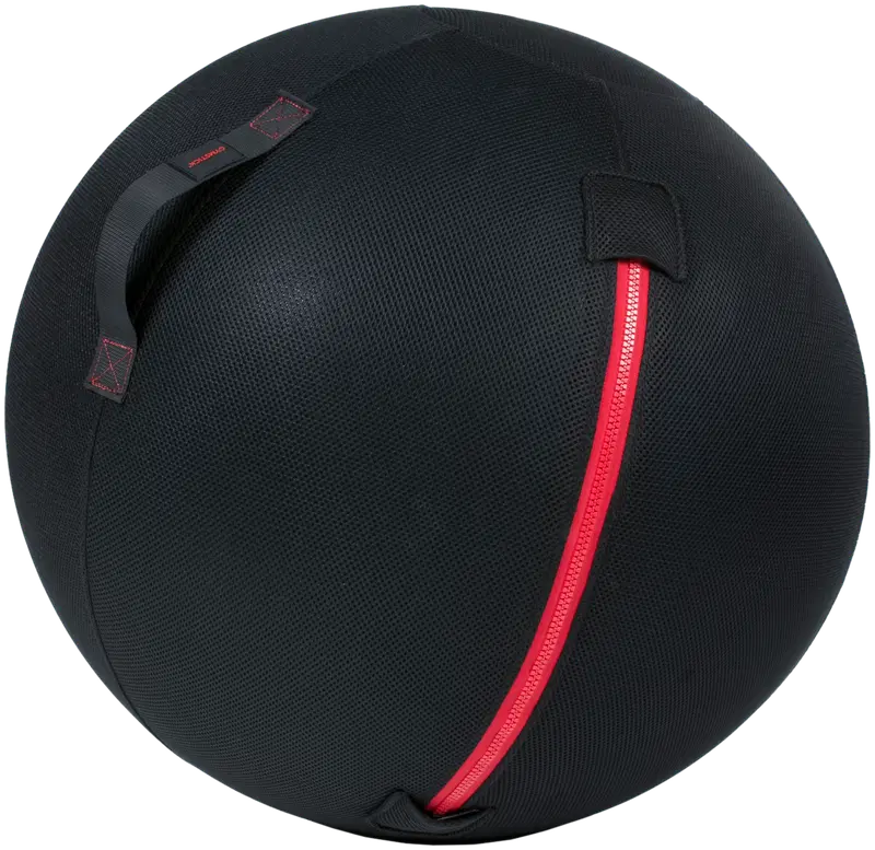 Мяч для занятий Gymstick Office Ball (размер 65 СМ, цвет ЧЕРНЫЙ)