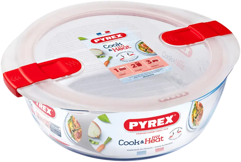 Сковорода Pyrex Cook & Heat 1,1л с крышкой 18см (цвет Прозрачный)
