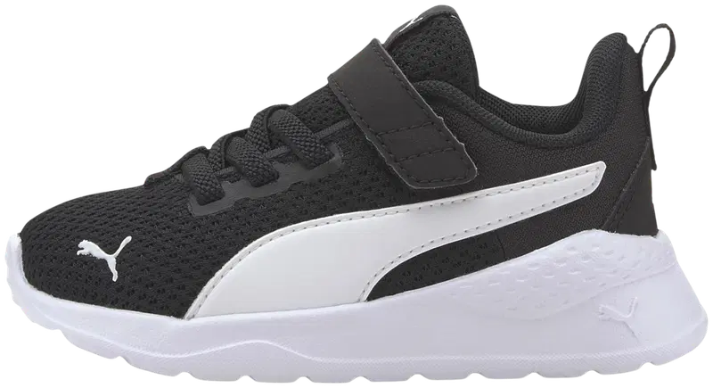 Puma маленькие детские кроссовки anzarun lite ac инф (размер 4, цвет Пума Блэк-Пума Белый)