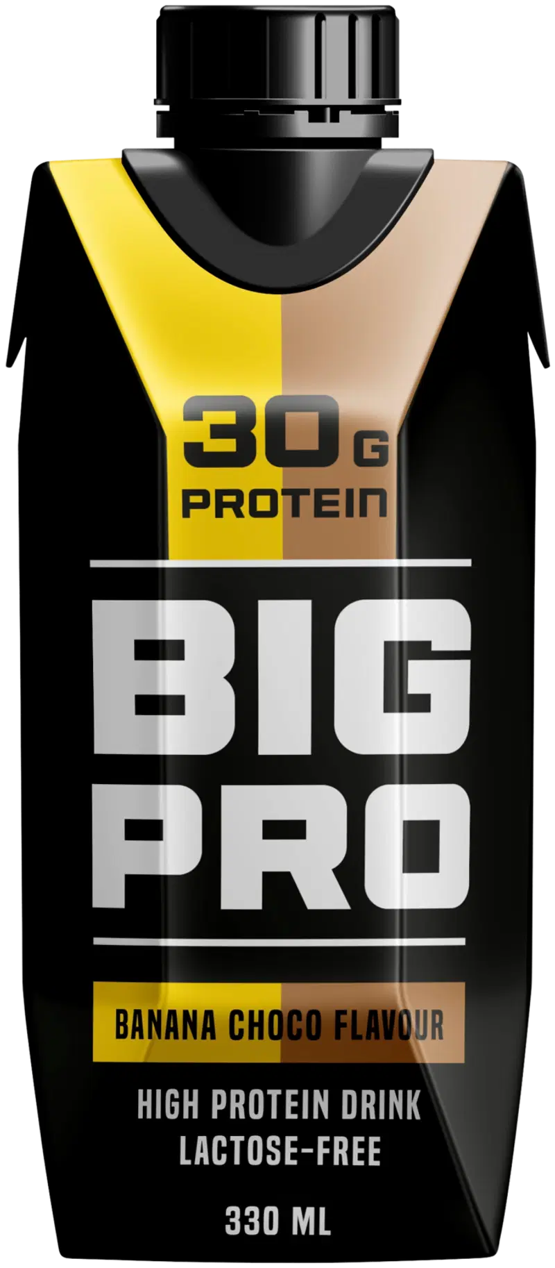 BIG PRO протеиновый напиток бананово-шоколадный безлактозный 330 мл, UHT