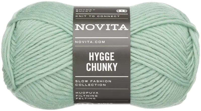 Пряжа Novita Hygge Chunky 100 г синяя нить 304 (цвет синяя нить)