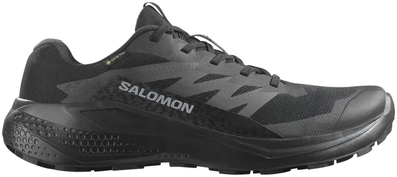 Мужские кроссовки Salomon для трейлраннинга Alphaglide GTX (размер 7,5, цвет Черный/Асфальт/Черный)