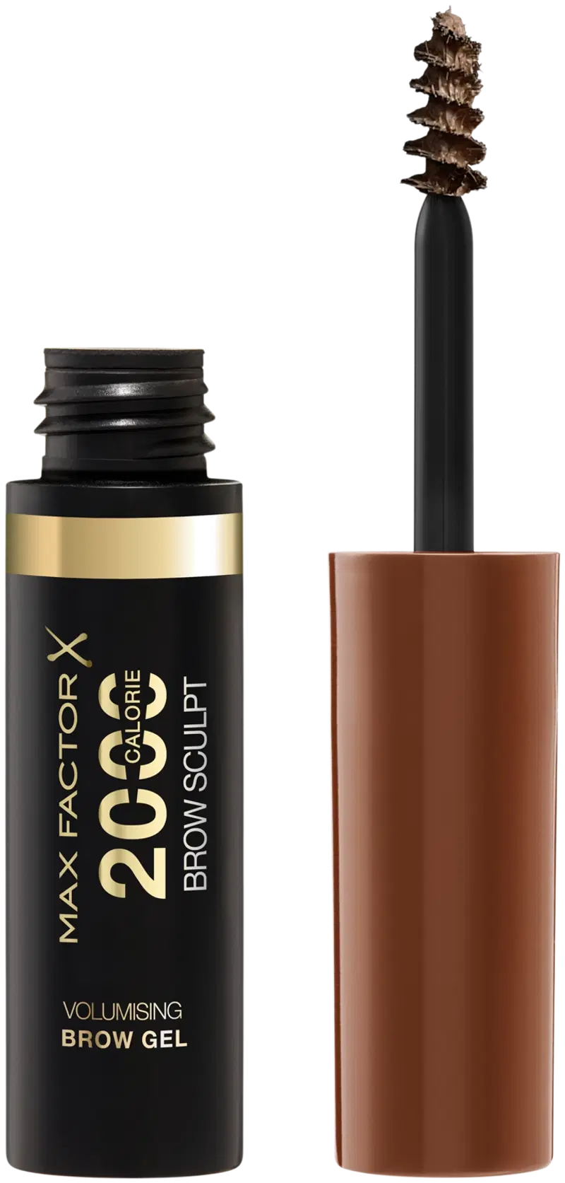 Max Factor 2000 Calorie Volumizing Brow Gel 004 Black Brown 4,5 мл жидкая краска для бровей (размер 4,5 мл, цвет Коричневый)