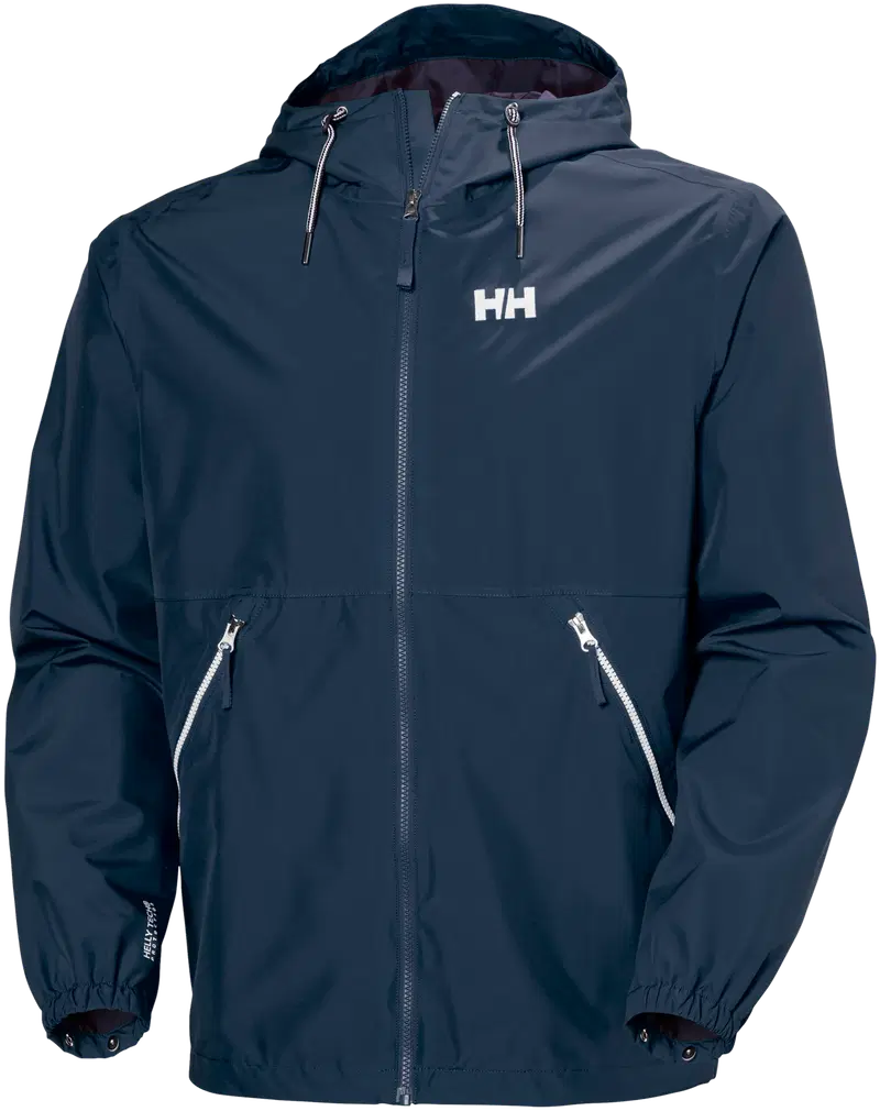 Мужская уличная куртка Helly Hansen Sandoy Rain 54320 (размер М, цвет Военно-морской)
