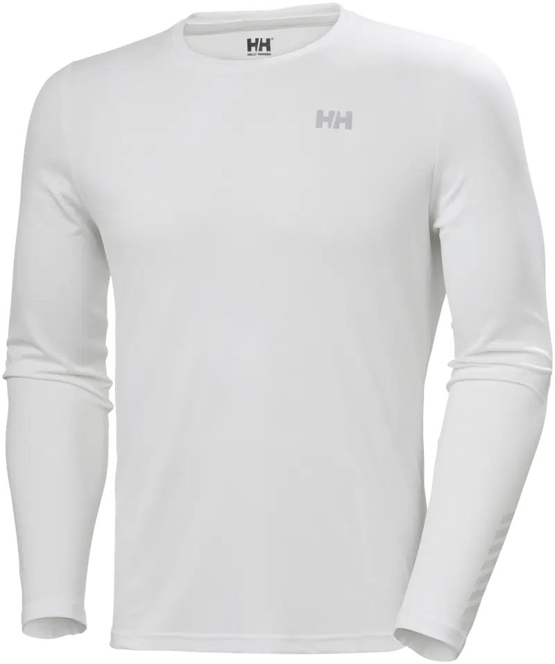 Мужская солнцезащитная рубашка Helly Hansen с длинным рукавом HH Lifa Active Solen LS 49348 (размер С, цвет БЕЛЫЙ)