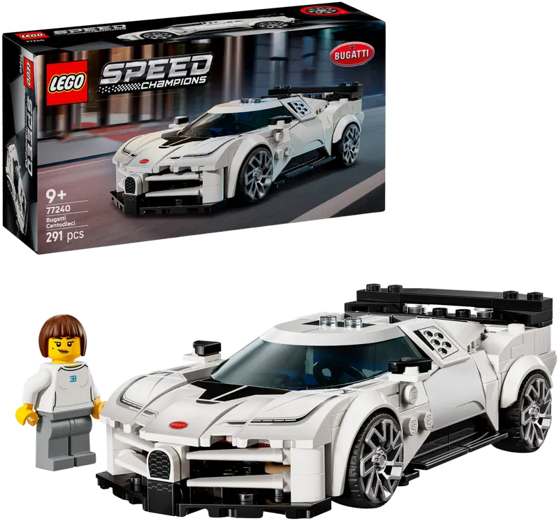 LEGO Speed ​​​​Champions 77240 Гиперспортивный автомобиль Bugatti Centodieci