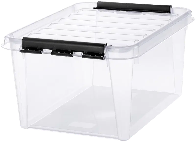 Ящик для хранения SmartStore Classic с крышкой 31 л, прозрачный (цвет Прозрачный)
