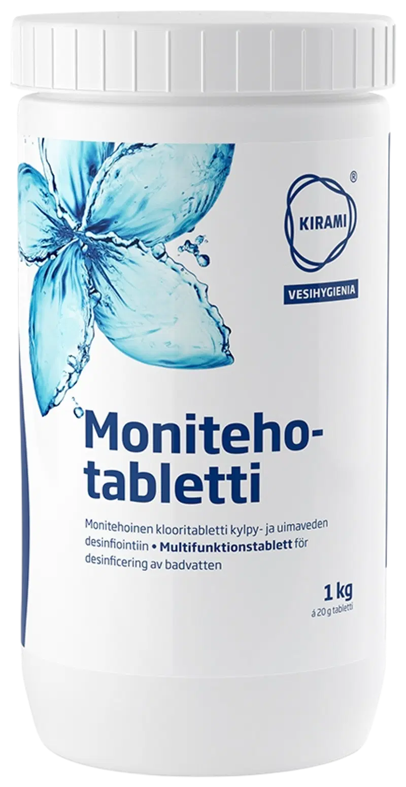 Таблетка хлора Кирами Мультипотентная таблетка 1кг