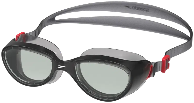 Очки для плавания унисекс Speedo Futura Hydrospex (цвет Спидометр Черный/Сталь)