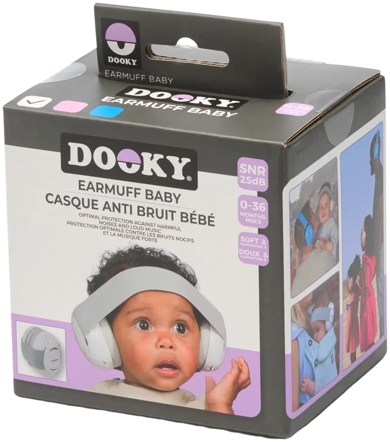 Dooky детские наушники для слуха 0-36 месяцев белые