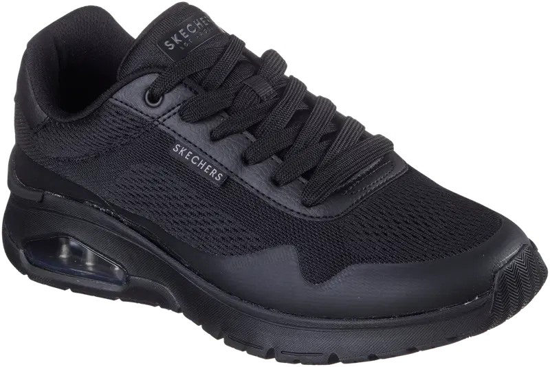 Мужские кроссовки Skechers для отдыха Uno Flex Black (размер 47,5, цвет ЧЕРНЫЙ)